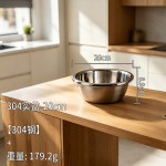 铖轩304不锈钢沥水篮烫洗奶瓶专用盆婴儿奶瓶清洗盆洗菜盆