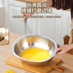 加厚不锈钢多功能和面盆家用洗菜盆漏盆沥水篮厨房新款蛋形盆