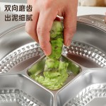 316不锈钢沥水篮洗菜盆切片淘米篮多功能土豆刨丝切菜神器擦丝器