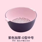 双层沥水篮子多功能客厅家用塑料洗菜盆厨房神器水果盘洗水果菜篮