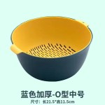 双层沥水篮子多功能客厅家用塑料洗菜盆厨房神器水果盘洗水果菜篮