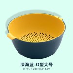 双层沥水篮子多功能客厅家用塑料洗菜盆厨房神器水果盘洗水果菜篮