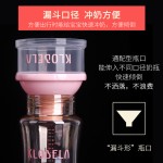 可拉贝拉婴儿奶粉盒便携外出大容量分装盒密封宝宝装奶粉带盖三层