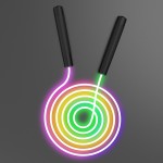 发光跳绳儿童夜光玩具批发健身器材减肥pu光纤绳表演礼品外贸爆款
