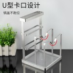 厨房锅架置物架刀架菜板一体专用刀具砧板锅盖橱柜收纳架