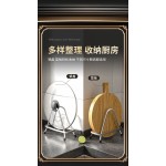 201不锈钢菜板架锅盖托架收纳刀板放置架放锅盖家用切菜板砧板架