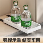 厨房收纳架锅盖架可调节锅具放置器台面橱柜碟盘抽拉式置物架锅架