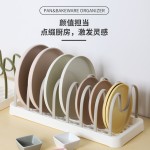 家用置碗架可拆卸碗碟架收纳盘子餐具收纳架厨房多功能锅盖架子