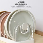 家用置碗架可拆卸碗碟架收纳盘子餐具收纳架厨房多功能锅盖架子