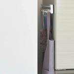 可伸缩夹缝挂钩免打孔厨房橱柜置物架冰箱侧挂抽拉磁吸收纳架