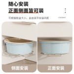 卫生间家用浴室柜下壁挂式脸盆置物架免打孔洗脸盆收纳架子批发