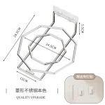 卫生间家用浴室柜下壁挂式脸盆置物架免打孔洗脸盆收纳架子批发