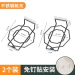 卫生间家用浴室柜下壁挂式脸盆置物架免打孔洗脸盆收纳架子批发