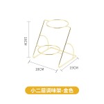 小三层调味架菜盘架酒店自助餐台调料小料架麻辣烫小菜展示盒架子