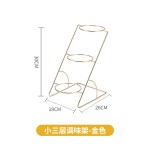 小三层调味架菜盘架酒店自助餐台调料小料架麻辣烫小菜展示盒架子