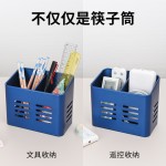 430不锈钢筷子筒筷笼家用筷子筒酒店餐厅筷子架双格筷子笼餐具筒C