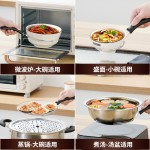 新款多功能不锈钢端碗叉砂锅微波炉烤炉防烫手神器夹碗夹盘碗托架