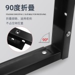 金属承重托架厨房微波炉支架可伸缩室内五金配件托架折叠式置物架