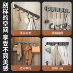 挂衣架挂衣钩壁挂打孔门后衣服挂钩墙上浴室厨房排钩卫生间衣帽