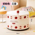 干果盘卡通创意食品级带盖水果盘家用坚果糖果零食盘茶点盘收纳盒