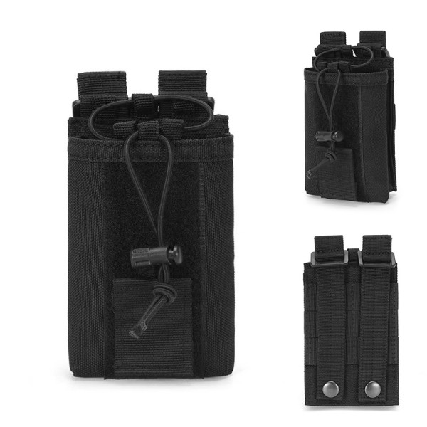 跨境 MOLLE附件包战术装备配件腰包臂包户外运动无线对讲机包批发