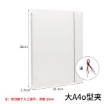 A4B5A5A6A7手帐本创意磨砂半透明PP绑带活页手账本夹笔记本外壳