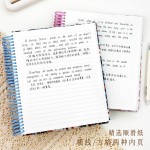 BRUNT主力花野美式线圈本A4横线大学生考研分栏英语单词笔记本子