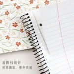 BRUNT主力勿忘我美式A4碎花线圈笔记本横线网格大学生分栏记事本