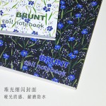 BRUNT主力勿忘我美式A4碎花线圈笔记本横线网格大学生分栏记事本