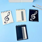 音乐风线圈笔记本A7创意钢琴键盘音符上翻口袋本学生文具奖励礼品