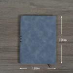 插笔16K宽行距笔记本15mm道理米黄纸100克加厚1.5cm大格B5羊巴皮