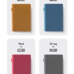 杉友分类笔记本文具加厚索引记事本标签商务办公学生皮面本定LOGO