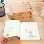 韩式彩页日记本潮语记事本创意本卡通笔记本学生礼品本子