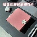 SilverMoon银月本子ins高颜值方形笔记本盖章本日记本女小众简约