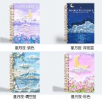 A5加厚线圈本学生笔记本子高颜值女生超厚可爱批发简约日记本硬面