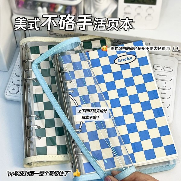 A5不咯手活页本可拆卸笔记本加厚纸张高颜值考研记事本学生日记本