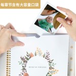 亚马逊婴儿成长照片收纳儿童日记本宝宝成长记录本笔记本可印logo