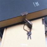 新品牛皮纸空白速写本子 365天带锁笔记本子 一年一期手账计划本