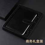 商务磁扣记事本文具笔记本PU皮面高颜值本子批发A5A6可印logo封面