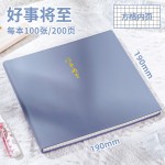 皮面笔记本高颜值方格笔记本上翻皮面方格本学生用便签本做笔记