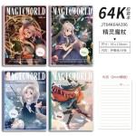新款3D立体油画迷你小本子a6胶套口袋笔记本随身加厚记事文具套装