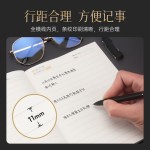 宝克新款办公笔记本高颜值皮面本会议记录加厚日记本记事本NB3118