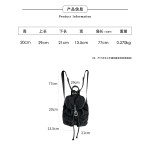 2025款韩系通勤轻便双肩包小型小背包女时尚休闲尼龙抽绳双肩背包