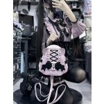 新款日系可爱蝴蝶结女包蕾丝猫耳双肩包学生出行大容量背包百搭