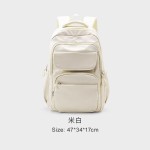 跨境2024日系原宿风情侣双肩包校园初高中女学生书包简约电脑背包