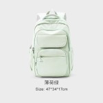跨境2024日系原宿风情侣双肩包校园初高中女学生书包简约电脑背包