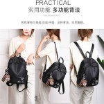 牛津布双肩包女2026休闲帆布小背包女包包