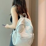 休闲轻便大容量双肩包男女通用2025新款简约通勤旅行背包韩版书包