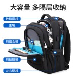 跨境热卖双肩包男大容量休闲背包防水能出差电脑包中高大学生书包