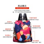 跨境工厂批发女士背包2025新款韩版潮牛津布户外个性防盗双肩包女